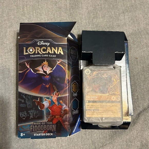 Disney Other - New Disney Lorcana Amber Sapphire Starter Deck - Everything you need to play!